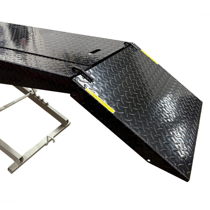 Heavy Duty 450KG (1000LBS) Motorcycle And ATV Workshop Air Lift With Removable Side Extensions