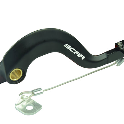 Rear Brake Pedal Black 00-26 Fantic Yamaha Xe Xx YZ 125 250 X Scar RBP101BK