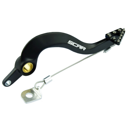 Rear Brake Pedal Black 10-24 Fantic Yamaha Xef Xxf WR YZ F Fx 250 Scar RBP102BK