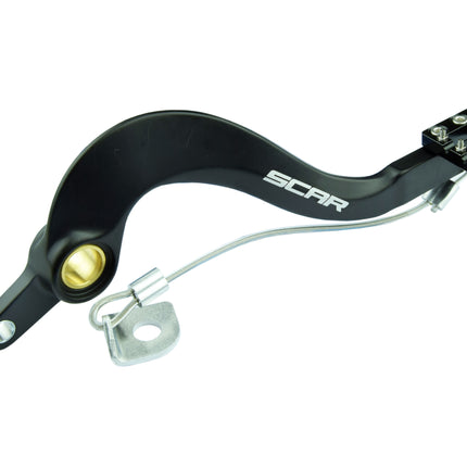 Rear Brake Pedal Black 10-26 Fantic Yamaha Xef Xxf WR YZ F Fx 250 450 Scar RBP103BK
