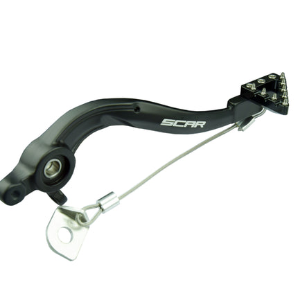 Rear Brake Pedal Black 17-23 Gasgas Husqvarna KTM Mc Tc Fc Sx Exc 79413050044 Scar RBP503BK