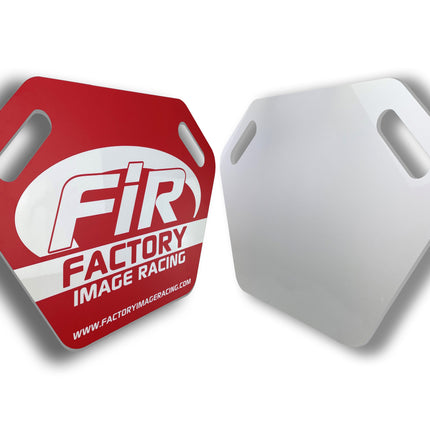 MX Pit Board 4mm Acrylic 600 x 375mm Red