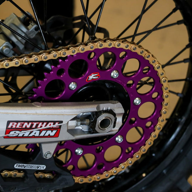 Rear Sprocket Renthal KTM, Ultralite 224U-520-48GPPE Purple