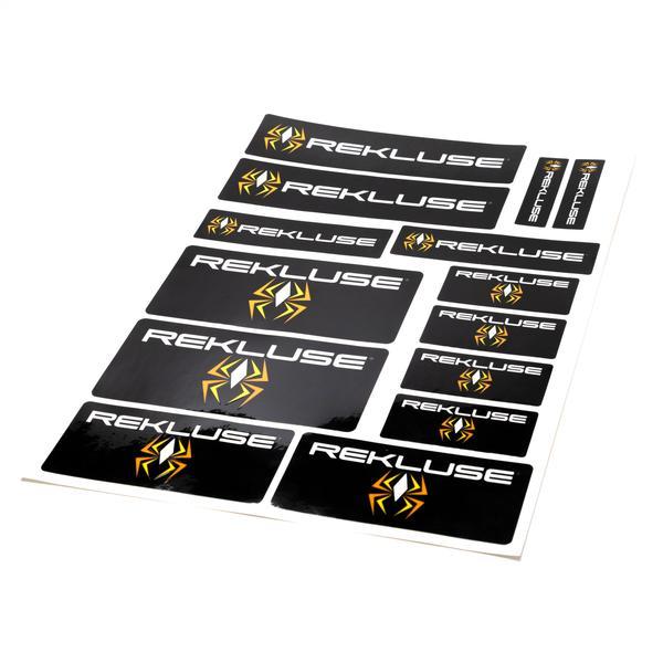 Decal Sticker Kit Logos Black Rekluse RMS-931