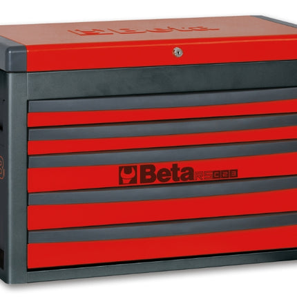 Portable Tool Chest with 5 Drawers and Centralized Lock - Beta Tools RSC23-O