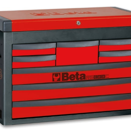 Portable Tool Chest with 8 Drawers and Centralized Lock - Beta Tools RSC23C-R