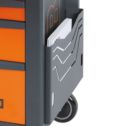Mobile Roller Cab 5 Drawers Reinforced Worktop 800kg Capacity - Beta Tools RSC24/5-B