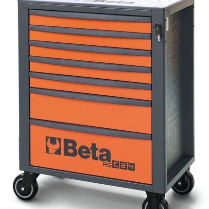 Mobile Roller Cab 7 Drawers Reinforced Worktop 800kg Capacity - Beta Tools RSC24/7-R