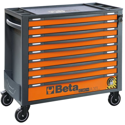 Mobile Roller Cab 9 Drawers Anti-Tilt System Long Model 1000kg Capacity - Beta Tools RSC24AXL/9-A