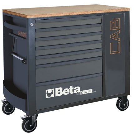 Mobile Roller Cab 7 Drawers Tool Cabinet 1100kg Capacity - Beta Tools RSC24L-CAB/A