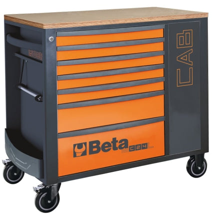 Mobile Roller Cab 7 Drawers Tool Cabinet 1100kg Capacity - Beta Tools RSC24L-CAB/R