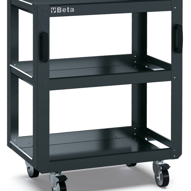 3-Tier Tool Trolley for RSC50, Four Swivel Castors 100mm, Two with Brakes, 200kg Load Capacity - BetaRSC50 RSC50 T3