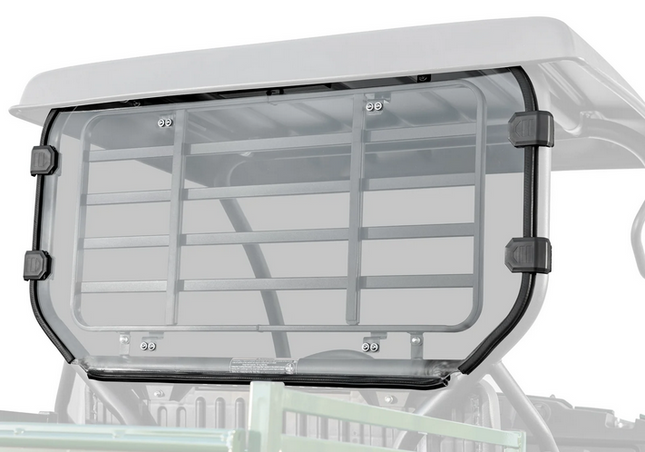 Rear Windscreen Polycarbonate Kawasaki Mule Sx UTV, Windshield