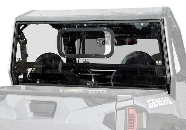 Rear Windscreen Polycarbonate Polaris General 1000 UTV, Windshield