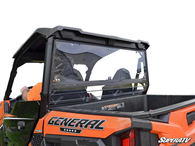 Rear Windscreen Polycarbonate Polaris General 1000 UTV, Windshield