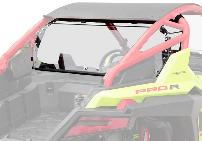 Rear Windscreen Polycarbonate Polaris Pro R 22-24 UTV, Windshield