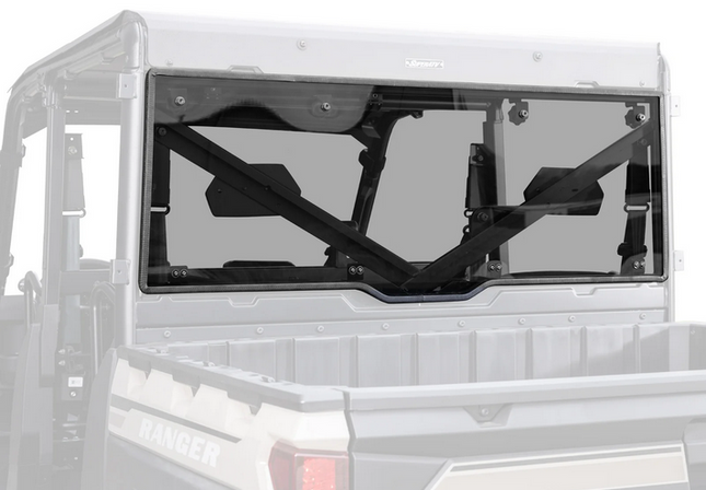 Rear Windscreen Polycarbonate Polaris Ranger 1000 UTV, Windshield