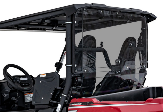 Rear Windscreen Polycarbonate Yamaha Wolverine UTV, Windshield