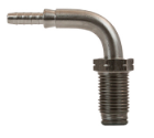 M10 x 1.00 Male 90 Bend Dual Seat Convex & Concave 600-03 Crimp Fitting Goodridge S445-9031Z1