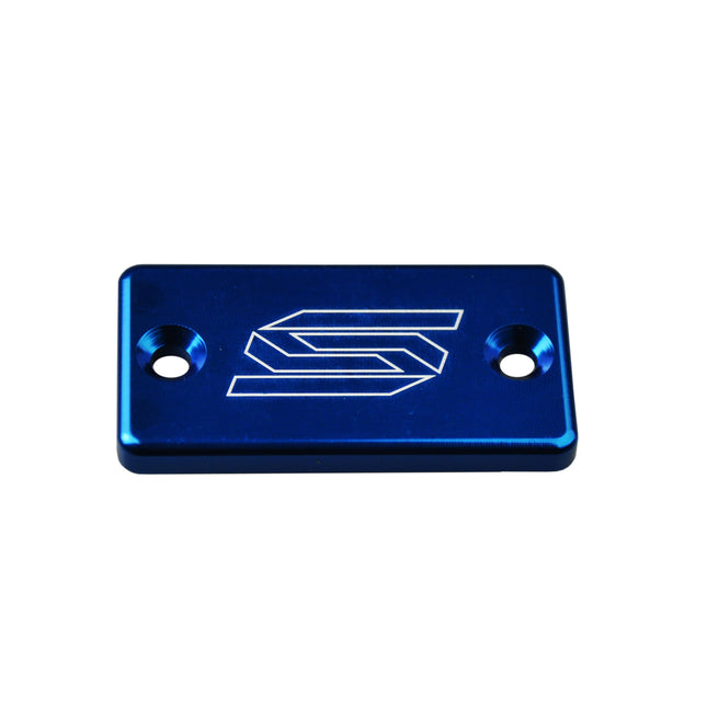 Front Brake Reservoir Cover Blue 93-26 Kawasaki Suzuki Yamaha KX KLX RM RM-Z Rmx YZ WR Scar 1801B