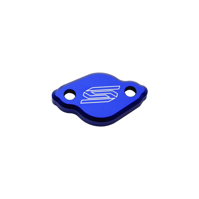 Rear Brake Reservoir Cover Blue 03-26 Fantic Tm Yamaha Xe Xx En MX YZ WR Xt 65 125 250 450 Scar 1901