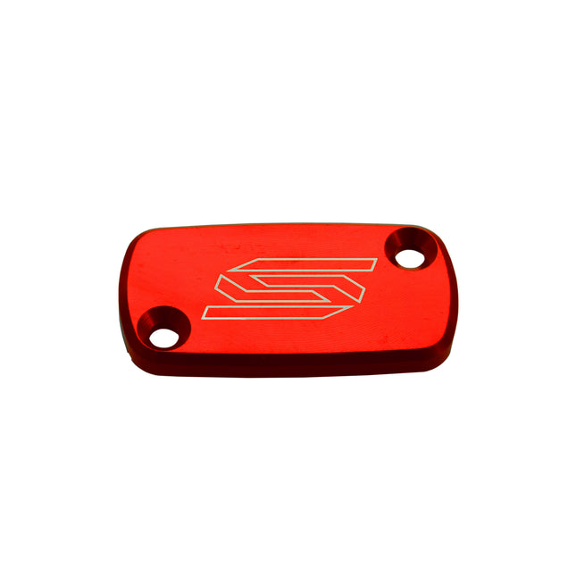 Front Brake Reservoir Cover Red 96-26 Beta Honda Kawasaki Rr Rx Xtrainer CR CRF Xr KX Scar 2801