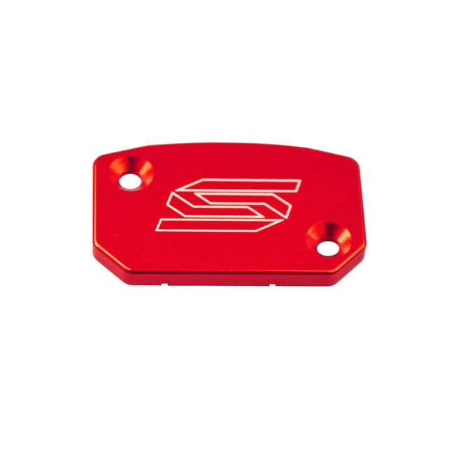 Front Brake Reservoir Cover Red 04-26 Beta Gasgas Husaberg Husqvarna KTM Sherco Triumph Scar 5801RD
