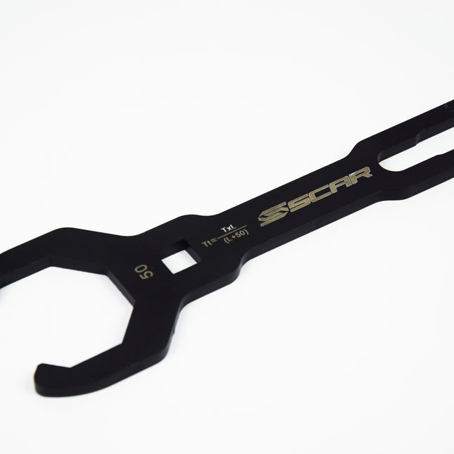 Fork Cap Wrench 04-26 Honda CRF Kawasaki KX Suzuki RM RM-Z Dr-z Rmx 50mm Showa Ohlins Scar Cfs
