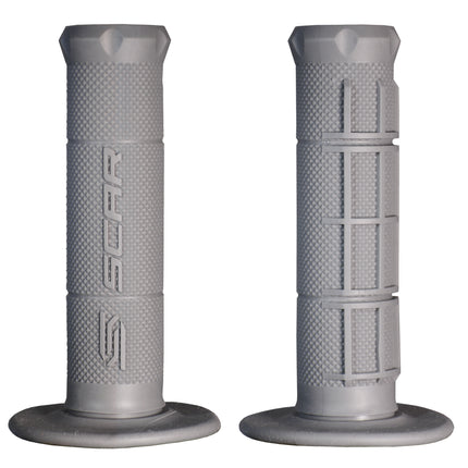 Single Density MX Grips Grey Soft Compound Diamond Half Waffle Scar Gosg