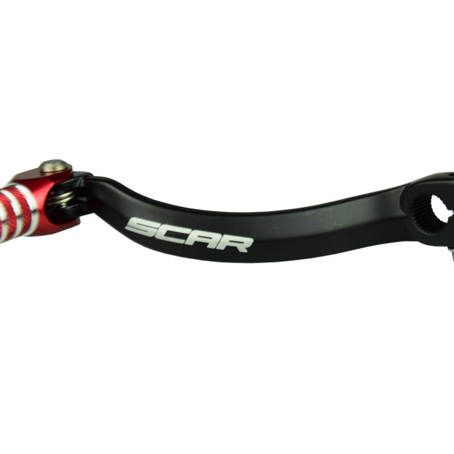 Gear Shift Lever Red Tip 87-07 Honda CR 125 R Scar GSL101