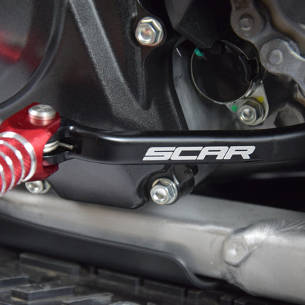 Gear Shift Lever Red Tip 17-26 Honda CRF 250 450 L R Rl Rwe Rx X Aluminium 700-MKE-305 Scar GSL121