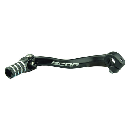 Gear Shift Lever Black Tip 04-19 Honda CRF 250 R X Scar GSL133BK