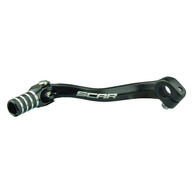 Gear Shift Lever Black Tip 04-19 Honda CRF 250 R X Scar GSL133BK