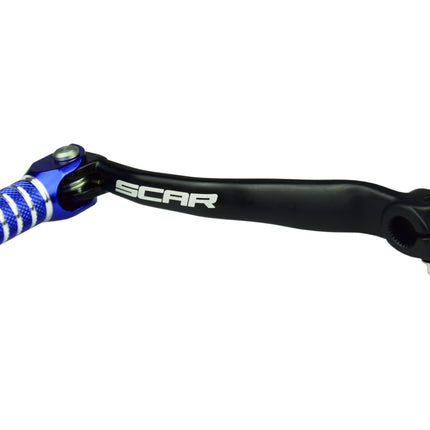 Gear Shift Lever Black Blue Tip 99-26 Yamaha YZ 65 85 Forged Aluminium Scar GSL408