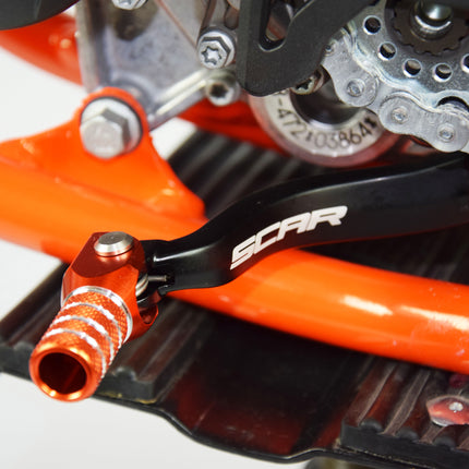 Gear Shift Lever Orange Tip 17-26 Gasgas Husqvarna KTM Mc Tc Te Sx Xc Exc 85 125 150 Scar GSL515