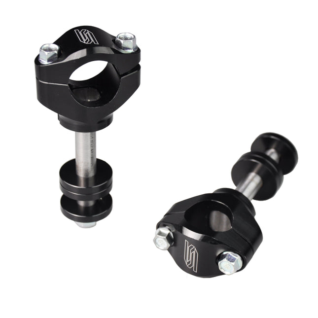 Oversize Bar Mounts Black 99-26 Honda CR CRF 125 250 450 28.6mm 30 35 40 45mm Stock Clamps Scar P62