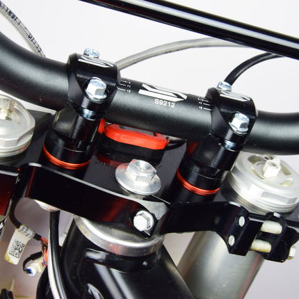 Handlebar Mounts Black 16-26 Husqvarna KTM Tc Fc Tx Fx Sx 125 150 250 300 350 450 690 701 28.6mm Scar P66