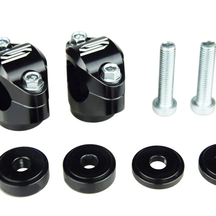 Handlebar Mounts Black 16-26 Husqvarna KTM Tc Fc Tx Fx Sx 125 150 250 300 350 450 690 701 28.6mm Scar P66