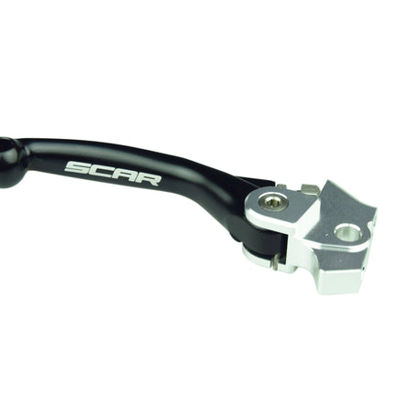 Brake Flex Lever Black 19-26 Kawasaki KX 250 450 X Aluminium Adjustable Reach Scar PBL300
