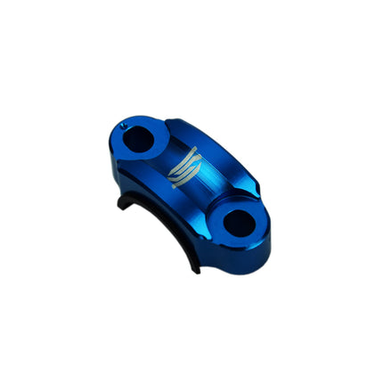 Rotating Handlebar Mounts Blue Universal Cnc Machined Anodised Scar RBC2