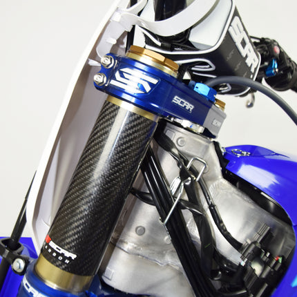Triple Clamps Blue Yzf Offset 22mm Scar S1424