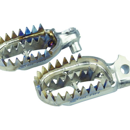 Footpegs Gripper 97-26 Alta Fantic Yamaha Redshift Xe Xx YZ WR Tenere Titanium 60mm Wide Scar S1516