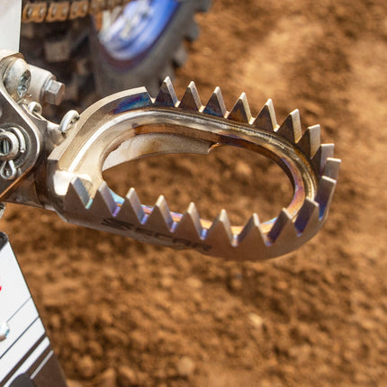 Titanium Footpegs Anti-mud 97-26 Alta Fantic Yamaha Redshift Xe Xx Xef Xxf YZ WR Tenere Scar S1516AM