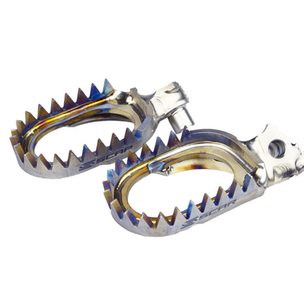 Titanium Footpegs Anti-mud 97-26 Alta Fantic Yamaha Redshift Xe Xx Xef Xxf YZ WR Tenere Scar S1516AM