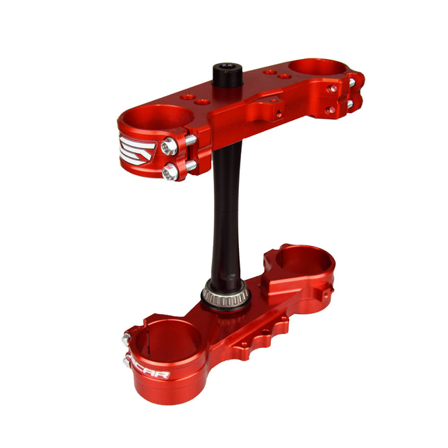 Triple Clamps 20 Red CRF, Offset 20mm Scar S2417
