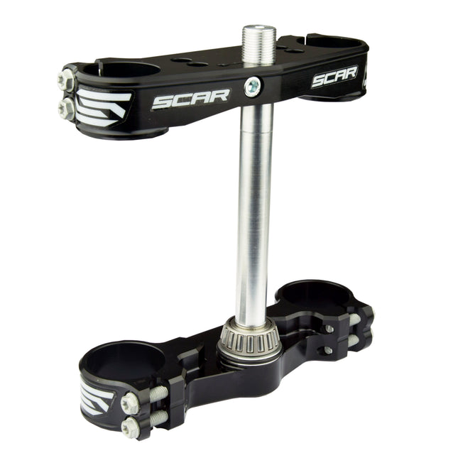 Triple Clamps Black 21-23 Sx 65 Offset 22mm Scar S5415BK