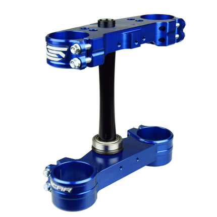Triple Clamps Blue 13-23 Gasgas Husqvarna KTM Ec Tc Fc Te Fe Tx Exc Sx 125-501 22mm Scar S5417B