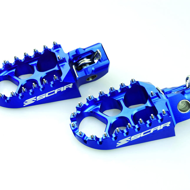Evo Footpegs Blue 16-24 Gas Gas Husqvarna KTM Ec Exc Fc Fe Fs Mc Sx Tc Te Tx Xc 57mm Scar S5511B
