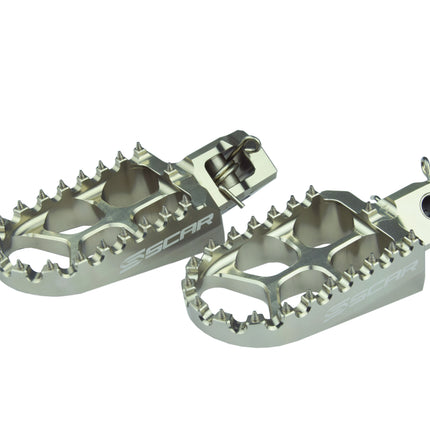 Footpegs Titanium Color 23-26 Gas Gas Husqvarna KTM Mc Ec Ex Tc Te Fc Fe Fs Fx Tx Sx Xc Exc Xw Scar S5515T