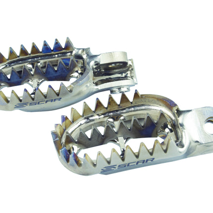 Titanium Footpegs Gripper 98-26 Beta Gasgas Husaberg Husqvarna KTM Sherco Rr Mc Fe Sx Se Scar S5516